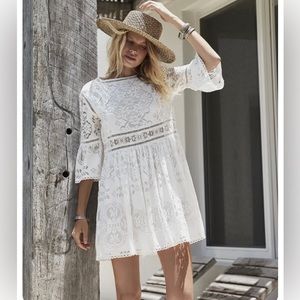 Spell and the gypsy collective clover lace mini dress size small